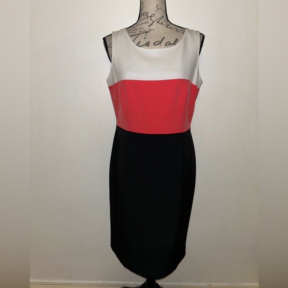 💖Black Label by Evan Picone Colorblock Dress💖